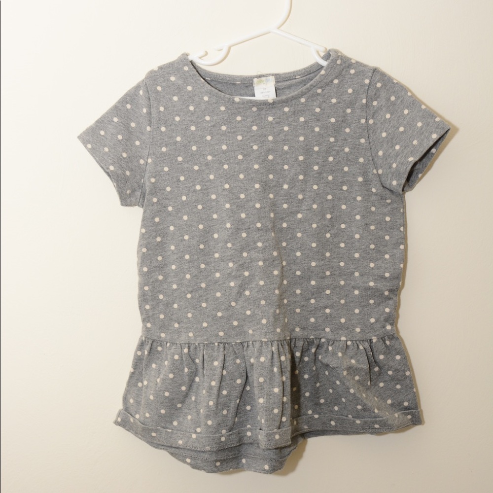 Girls Crewcuts Peplum Shirt